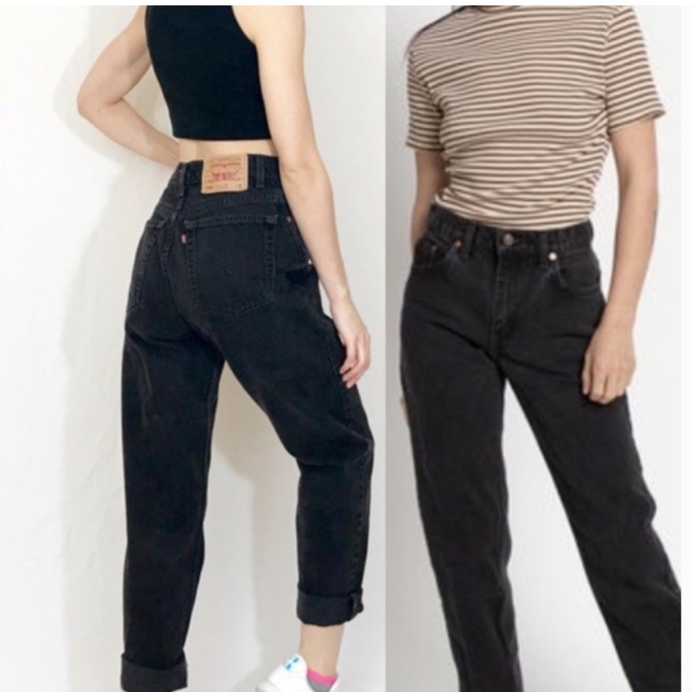 LEVIS | black vintage jeans